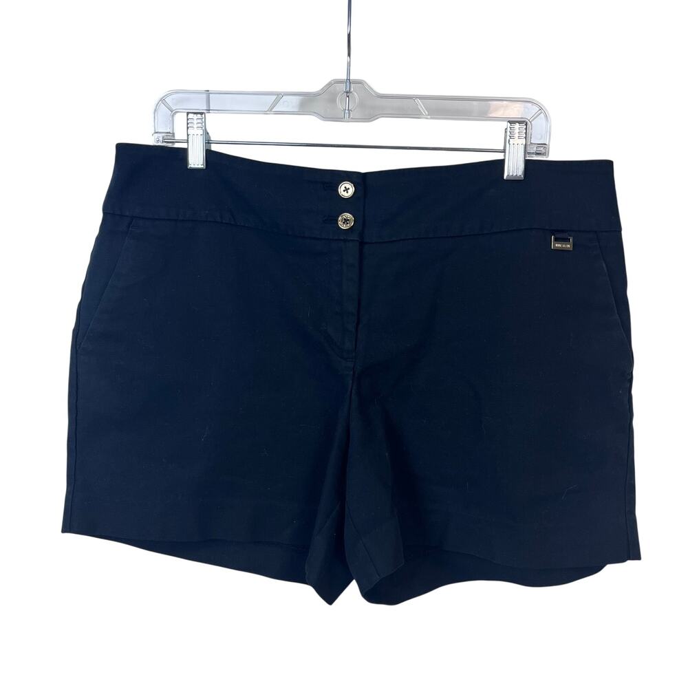 Anne Klein Womens Black Cotton Stretch Short XL